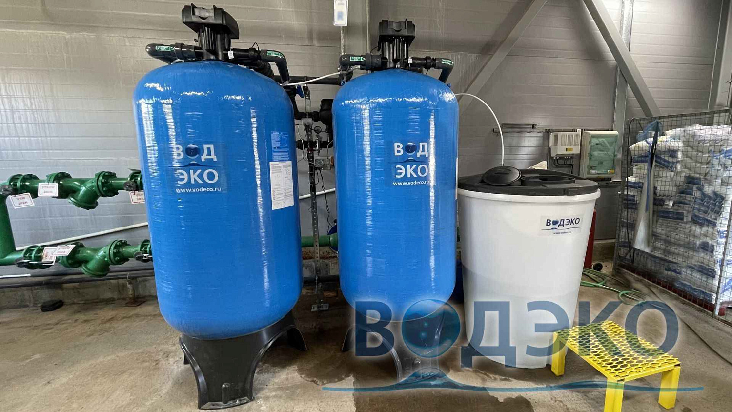 Станция водоподготовки на заводе в Рязани
